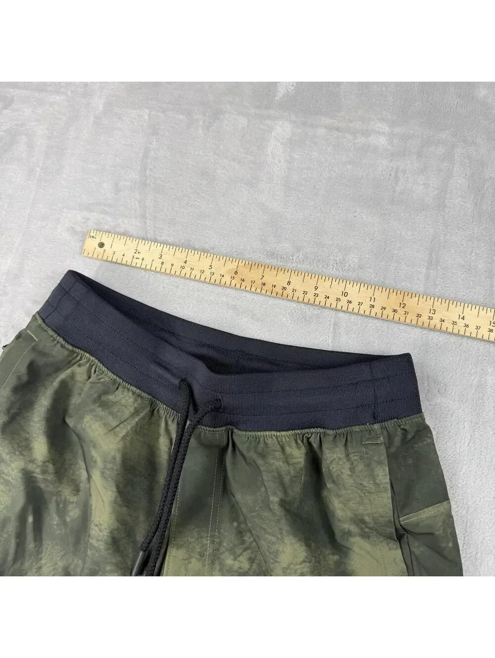 Under Armour Men's Elite Green Camo Tapered Printed Joggers SizeS Zip Pocket Gym - Picture 4 of 10